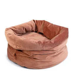 Discount Designed by Lotte Fluco Kattenmand - Fluweel - Roze - 45X45X35 Cm