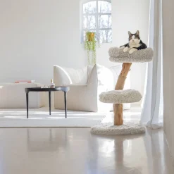 Discount Designed by Lotte Houten Krabmeubel Zora -50X72-Grijs