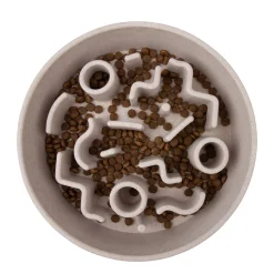 Best District 70 Hondenvoerbak Bamboo Dog Slow Feeder - O 21 Cm - Merengue