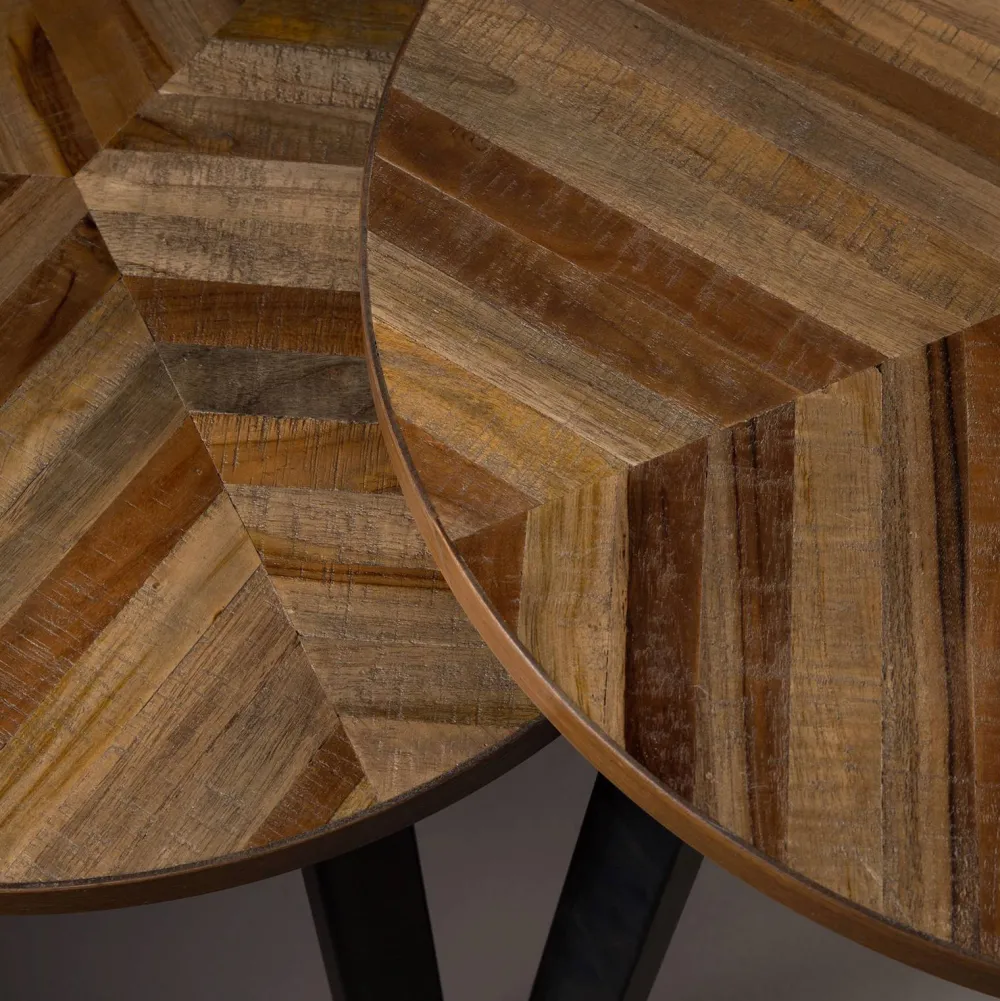 Sale Dutchbone Bijzettafel Mundu (Set Van 2)