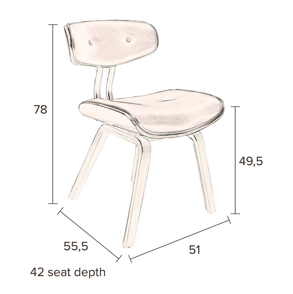 Discount Dutchbone Blackwood Eetkamerstoel