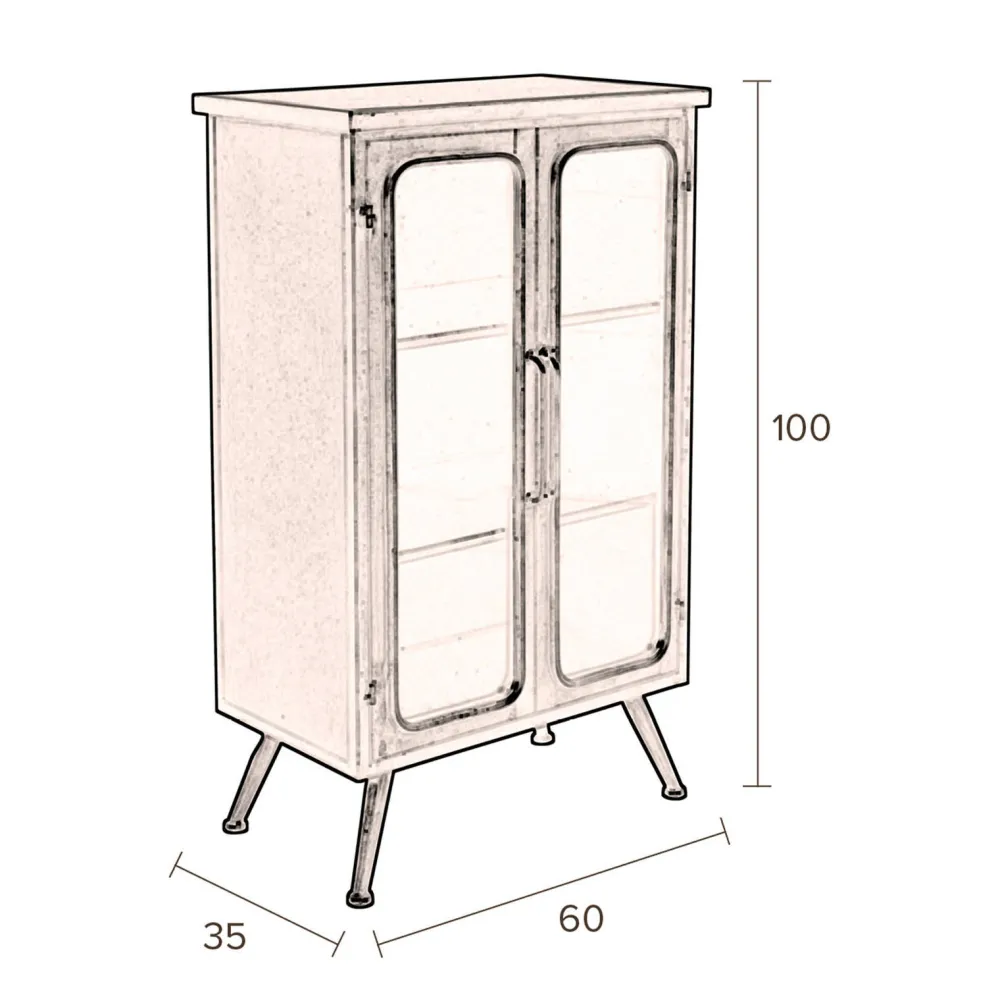 New Dutchbone Vitrinekast Denza