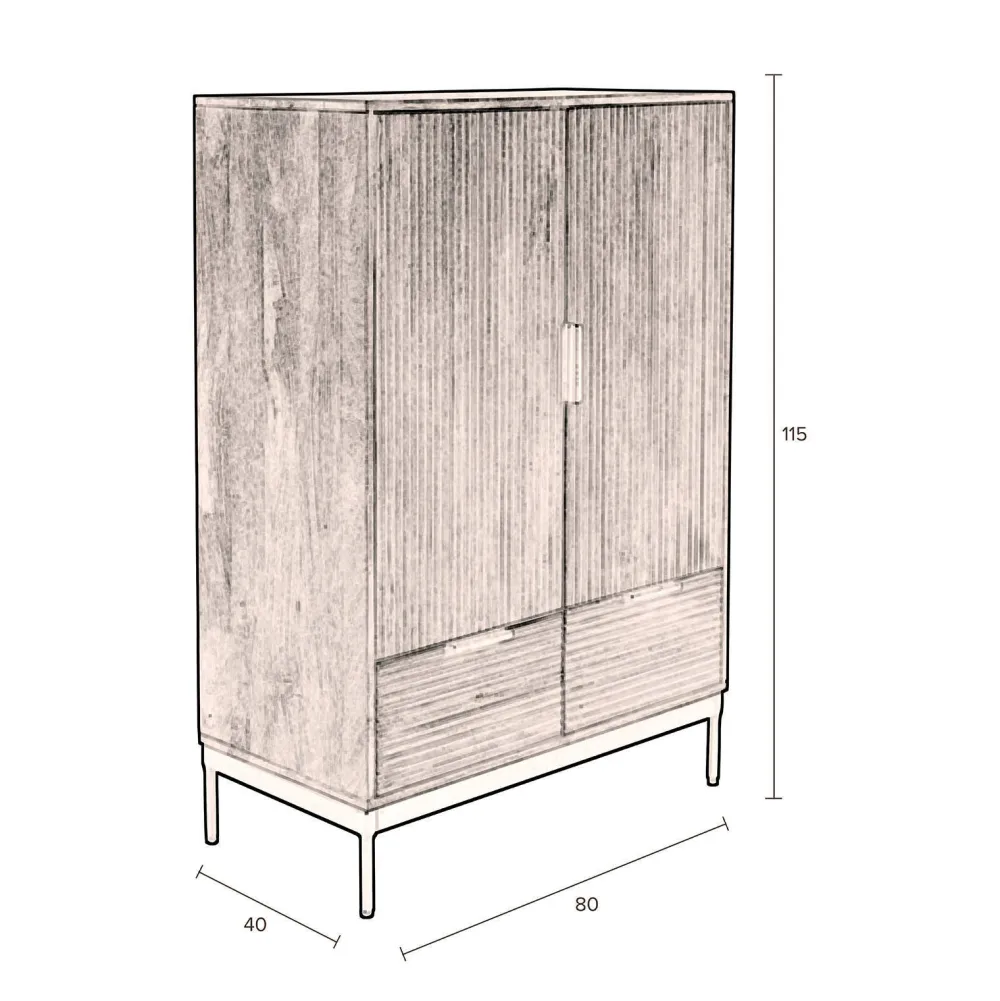 Best Dutchbone Wandkast Saroo