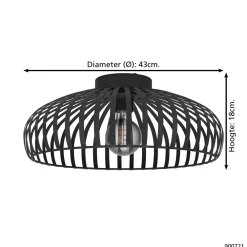 Online EGLO Plafondlamp Mogano 3