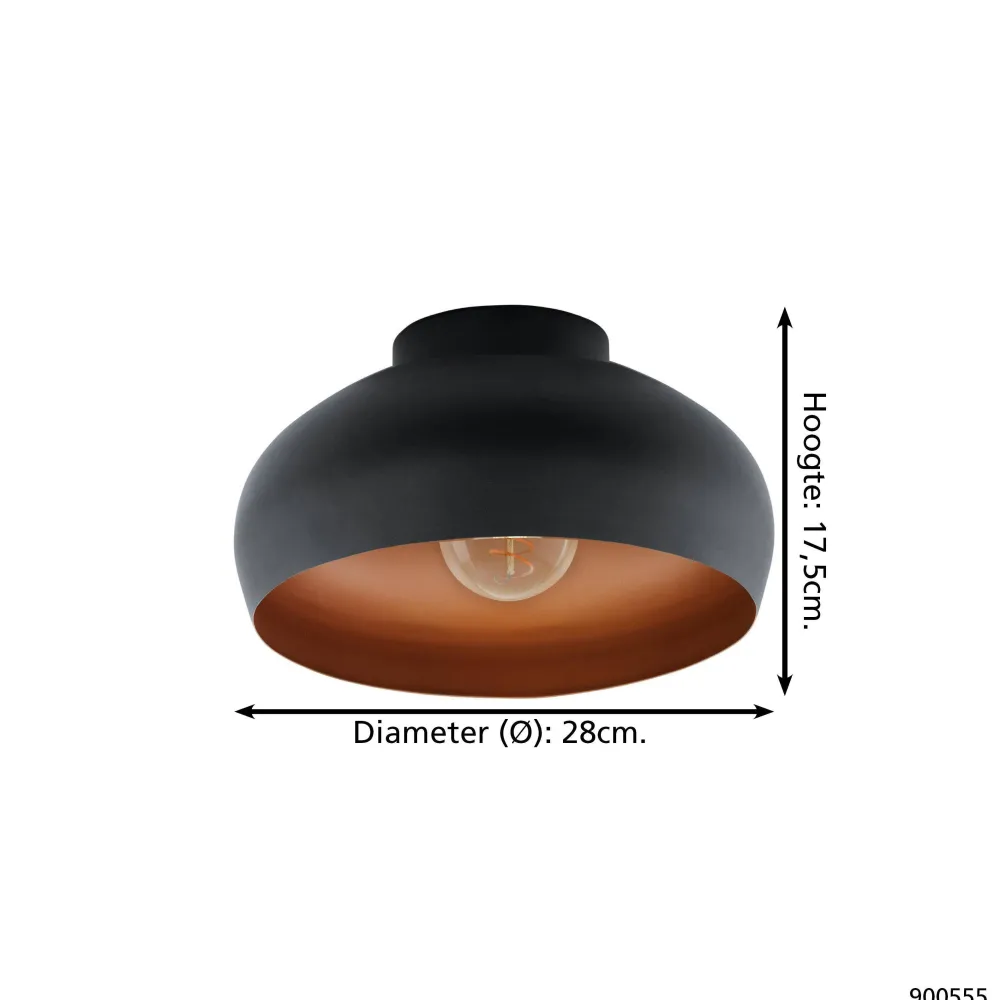 Best EGLO Plafondlamp Mogano 2