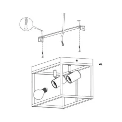 New EGLO Plafondlamp Silentina