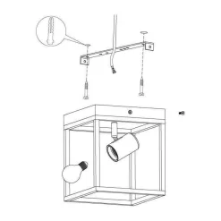 Clearance EGLO Plafondlamp Silentina