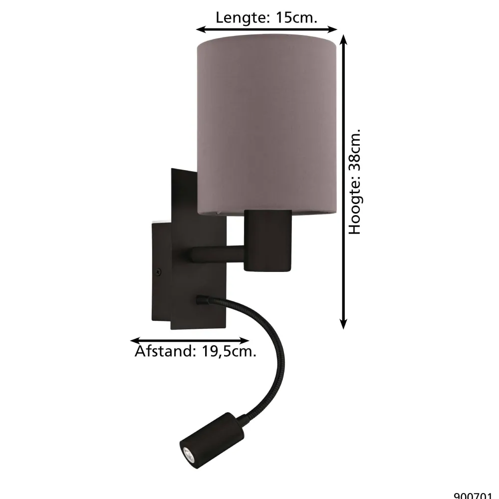 Online EGLO Wandlamp Pasteri