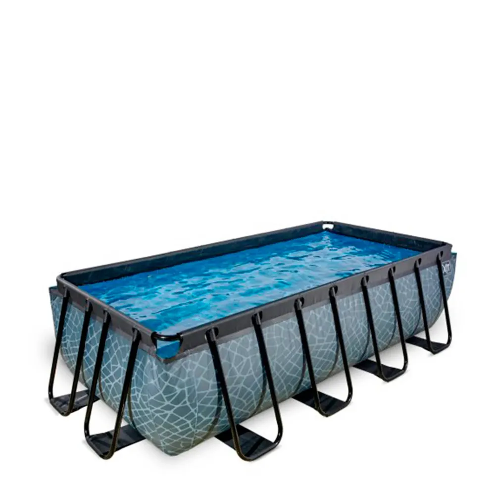 EXIT Frame Pool 4X2X1M Grijs