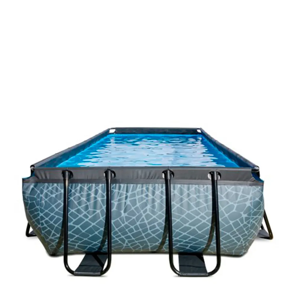 EXIT Frame Pool 4X2X1M Grijs