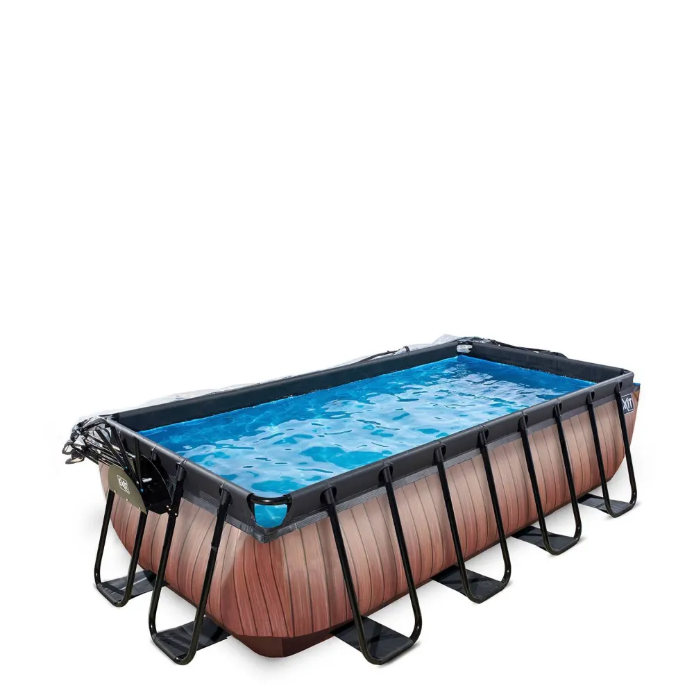 EXIT Zwembad Wood Met Overkapping (400X200 Cm)