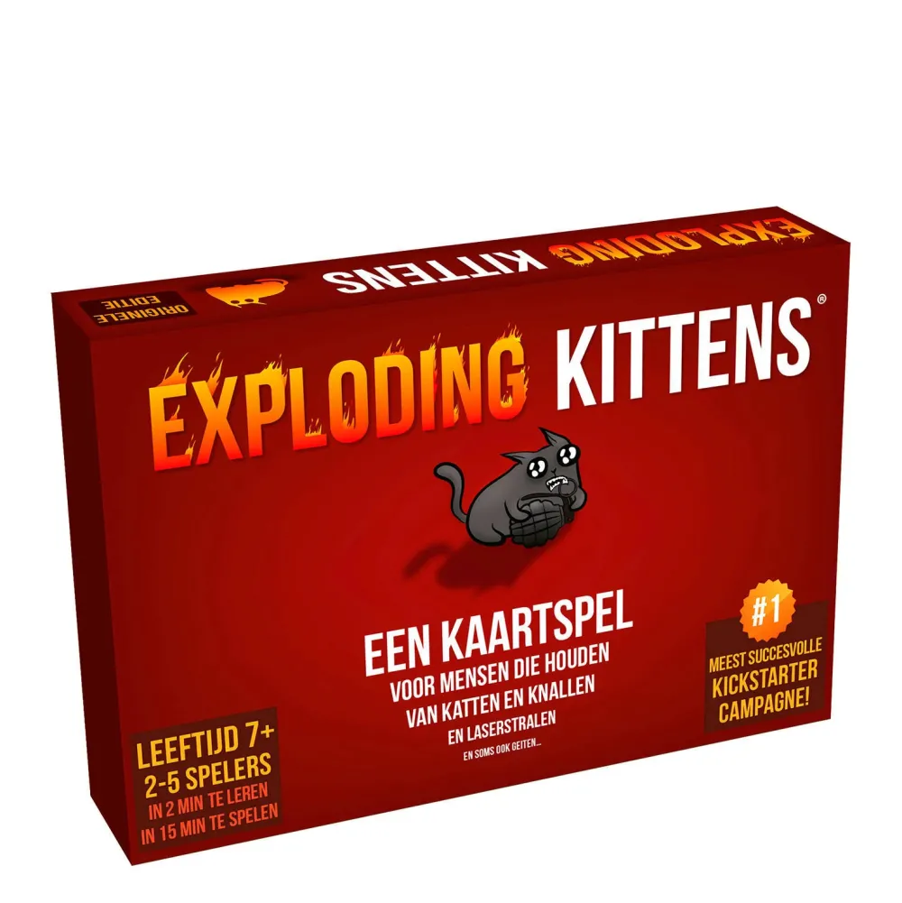Exploding Kittens Nl + Gratis Streaking Kittens Nl