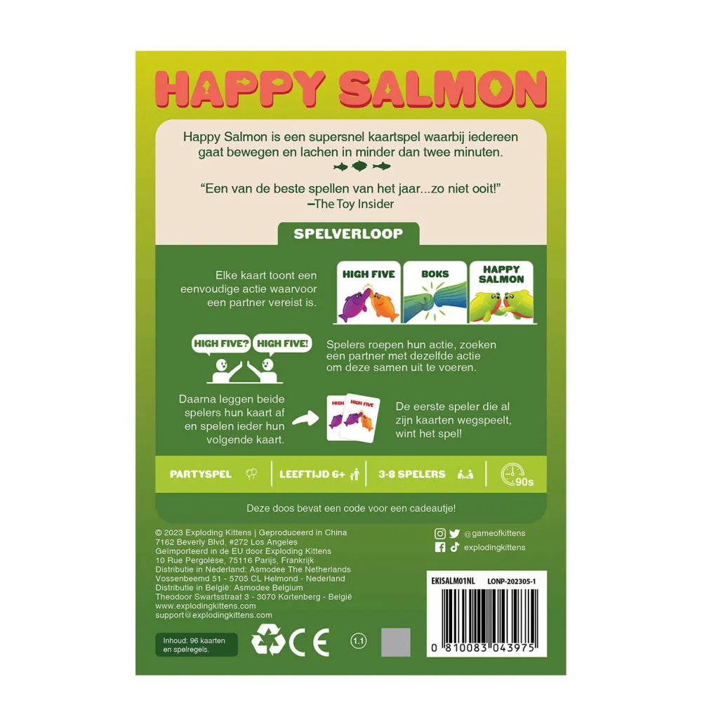 Exploding Kittens Happy Salmon