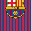 Best FC Barcelona Kinderstrandlaken (70X140 Cm) Rood/Blauw