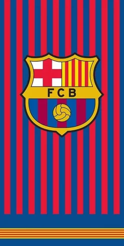 Best FC Barcelona Kinderstrandlaken (70X140 Cm) Rood/Blauw