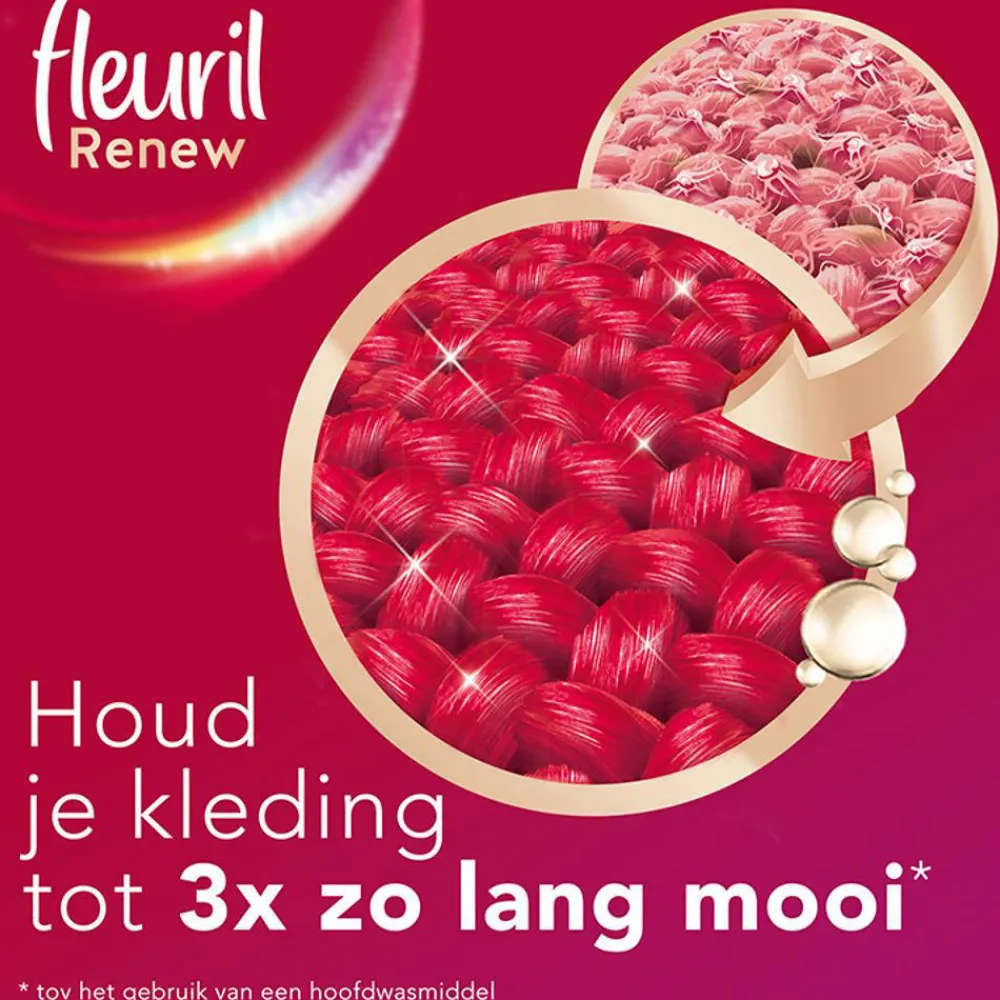 Clearance Fleuril Renew Liquid Color - Vloeibaar Wasmiddel - Voordeelverpakking - 4 X 49 Wasbeurten - 196 Wasbeurten