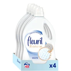 New Fleuril Renew Liquid White - - Vloeibaar Wasmiddel - Voordeelverpakking - 4 X 49 Wasbeurten - 196 Wasbeurten