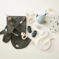 Flow Amsterdam Hartslagknuffel Moby Walvis Groen - Knuffel 24 Cm