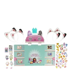 Gabby's Dollhouse Gabby'S Poppenhuis Gabby'S Bordspel Met 4 Kattenoren-Haarbanden