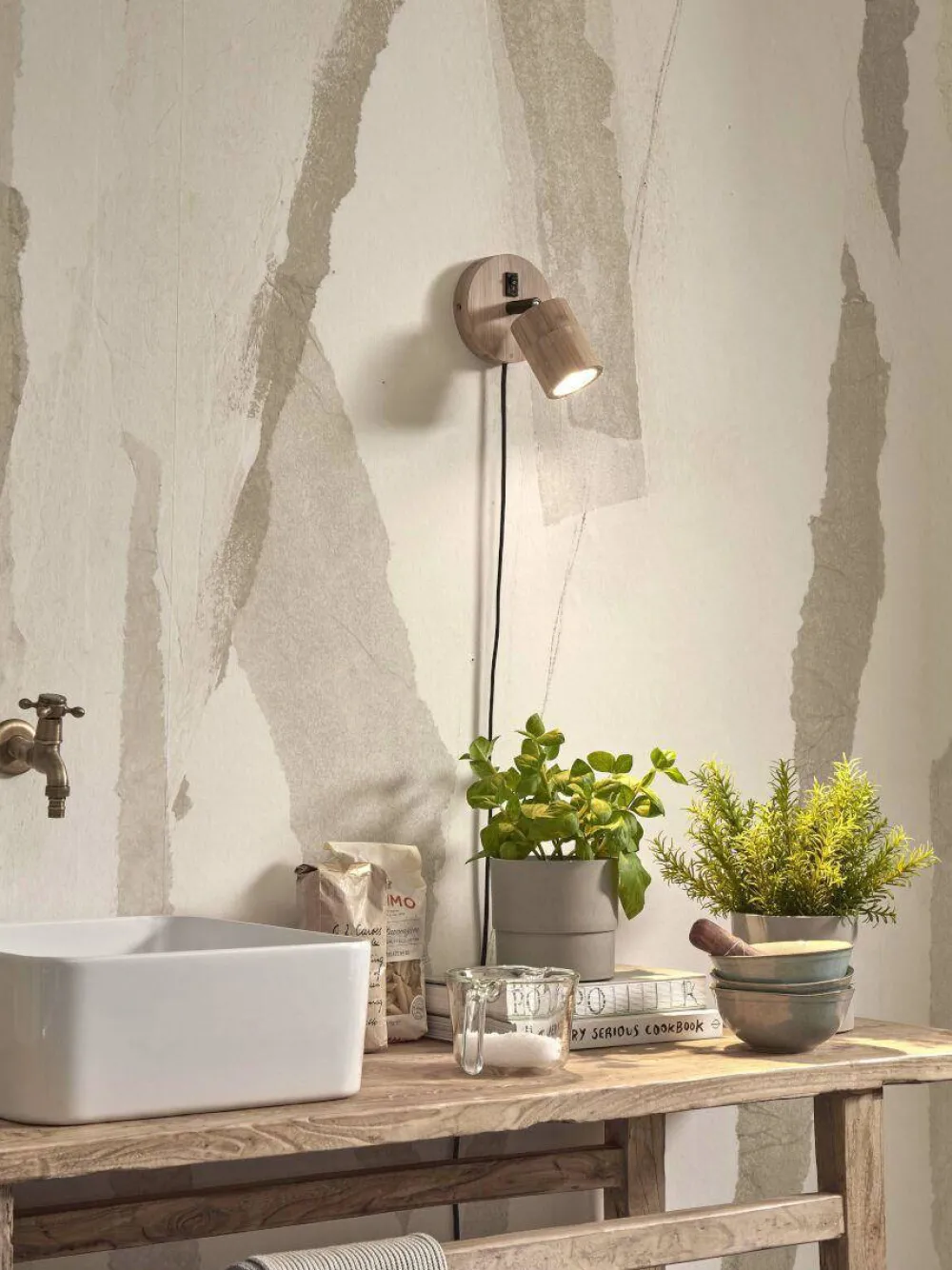 Outlet Good&Mojo Wandlamp Java (O15 Cm)