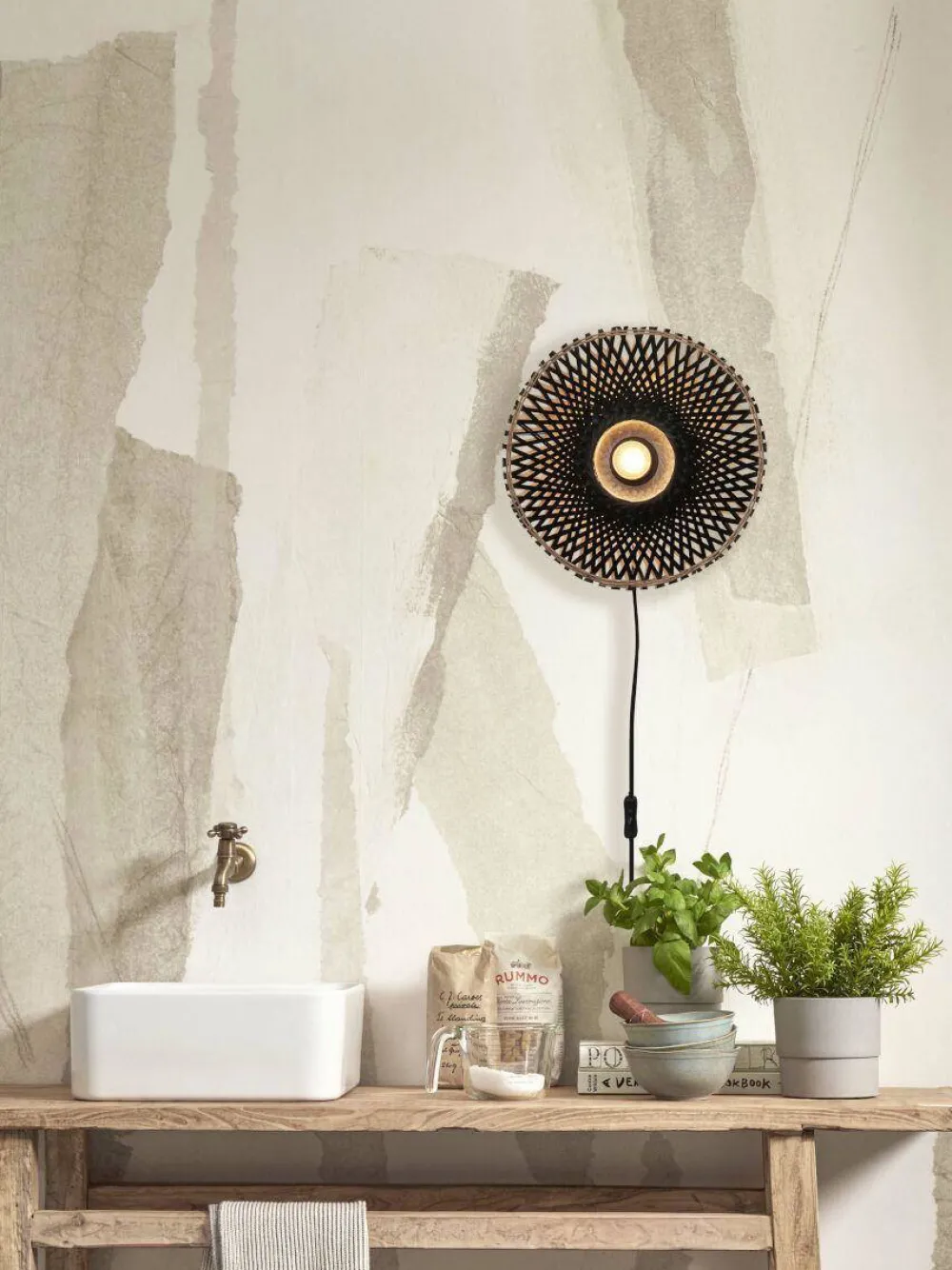 Hot Good&Mojo Wandlamp Kalimantan (O8 Cm)