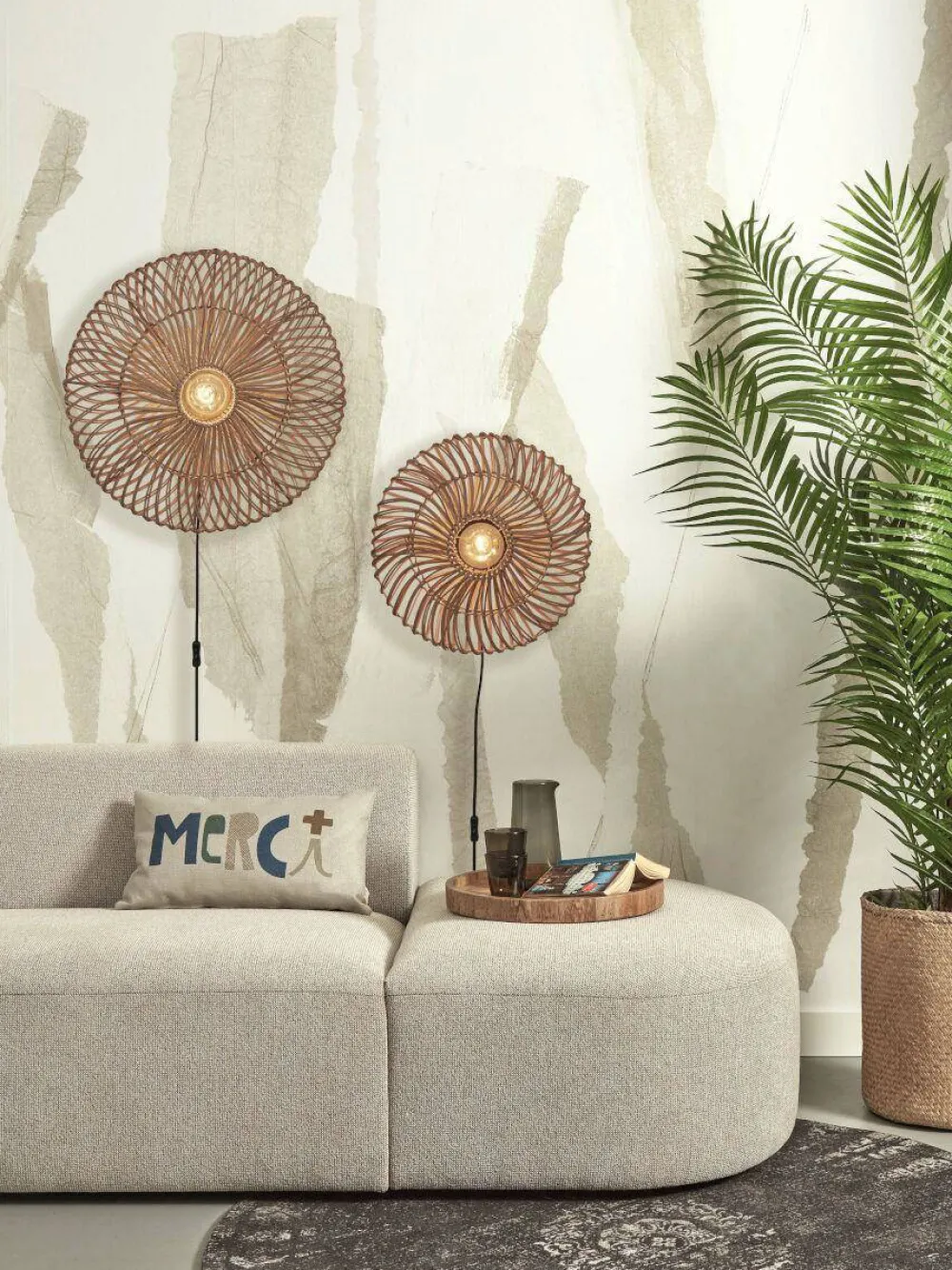 Outlet Good&Mojo Wandlamp Zanzibar (O55 Cm)