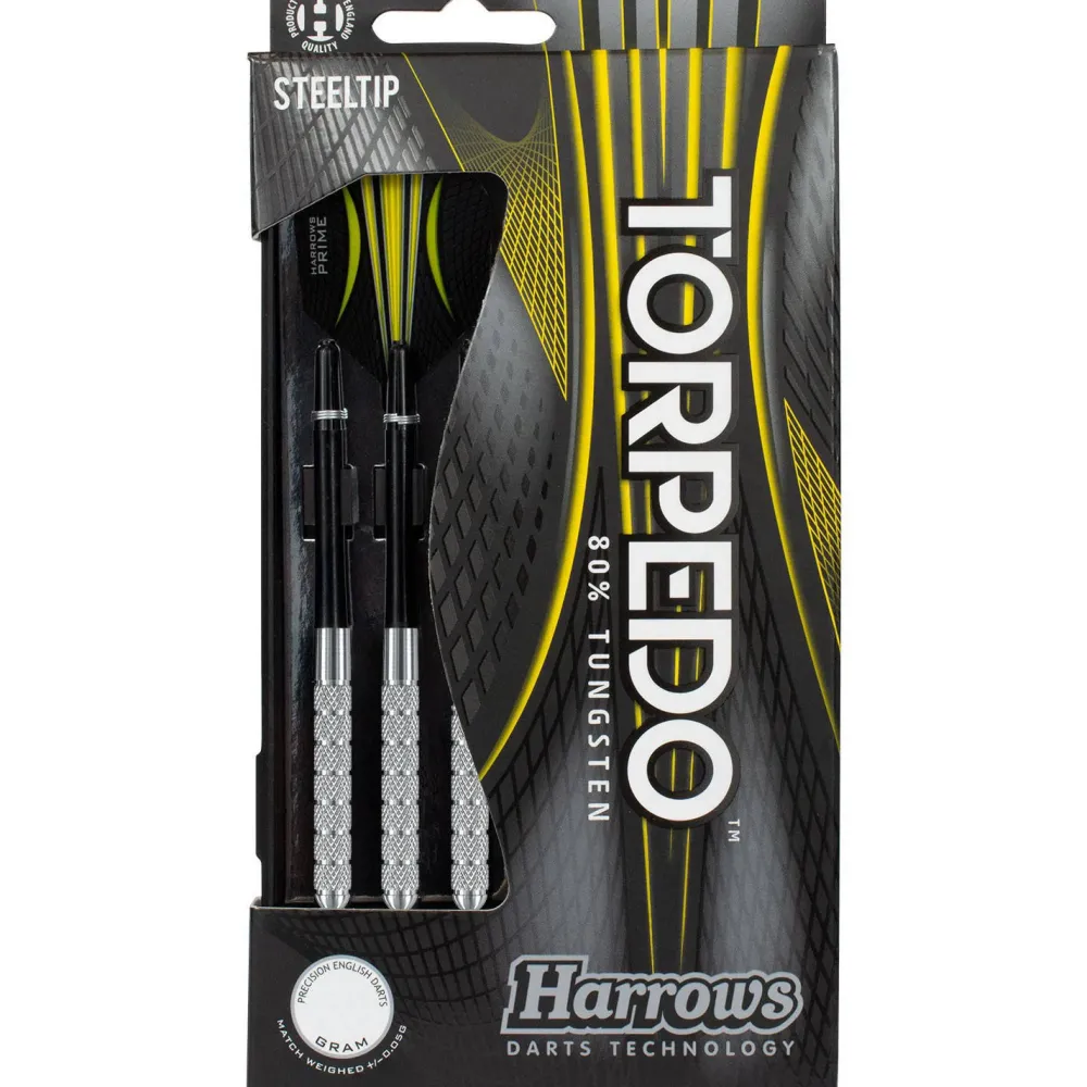 Harrows Torpedo 80% Tungsten Steeltip Dartpijlen (25 Gram)