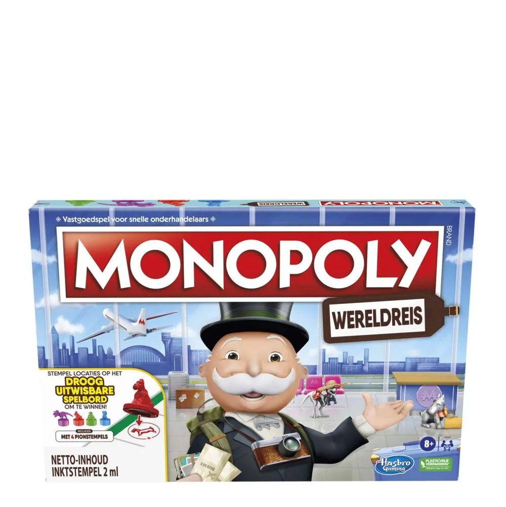 Hasbro Gaming Monopoly Wereldreis