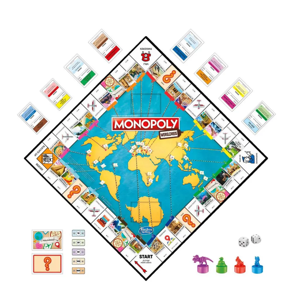 Hasbro Gaming Monopoly Wereldreis