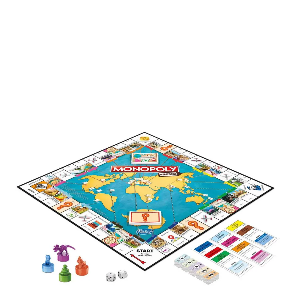 Hasbro Gaming Monopoly Wereldreis