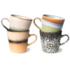 New HKliving Americanokopje 70'S (O8,5 Cm) (260 Ml) (Set Van 4)