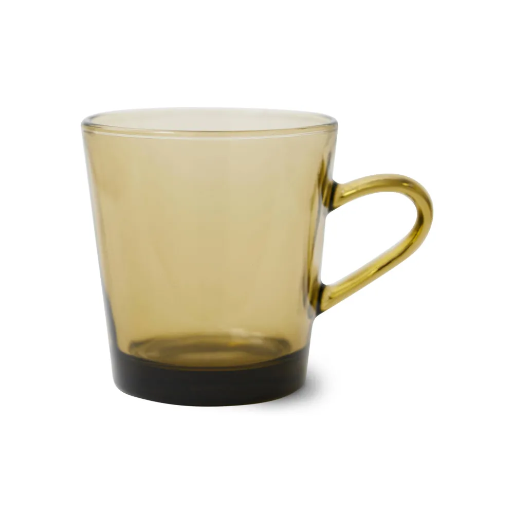 Outlet HKliving Koffieglas 70'S (O7,7 Cm) (200 Ml) (Set Van 4)