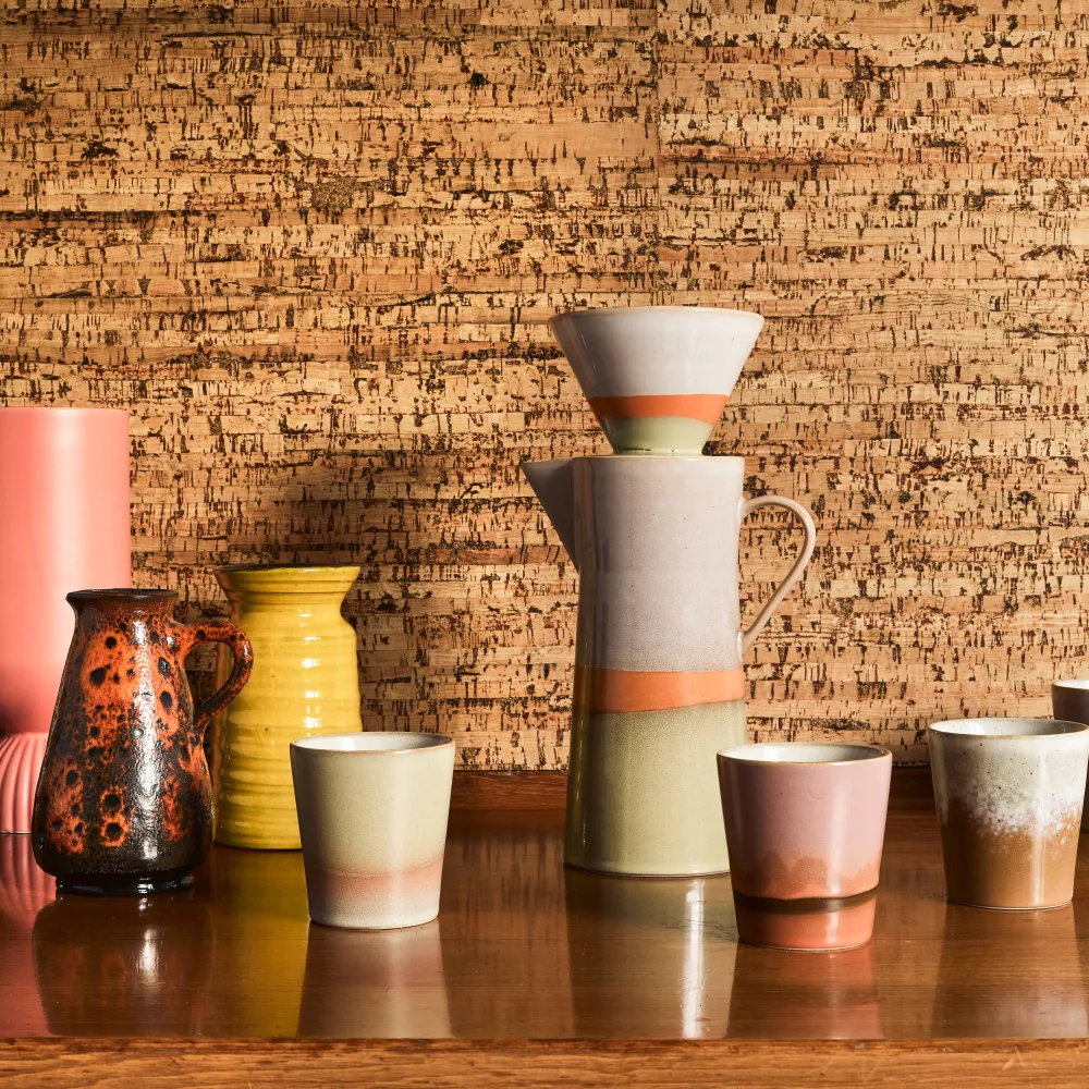 Clearance HKliving Koffiekopje 70'S (O7,5 Cm) (180 Ml)