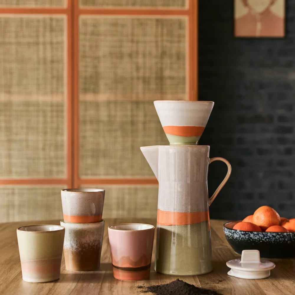 HKliving Koffiekopje 70'S (O7,5 Cm) (180 Ml)