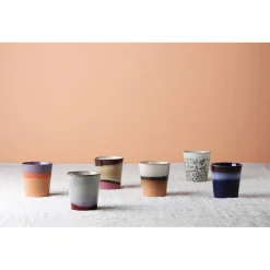 Clearance HKliving Koffiekopje 70'S (O7,5) (180 Ml) (Set Van 6)