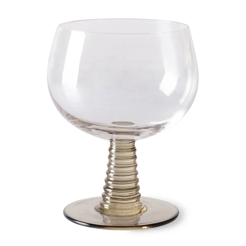 HKliving Wijnglas Swirl (350 Ml) (O10 Cm)