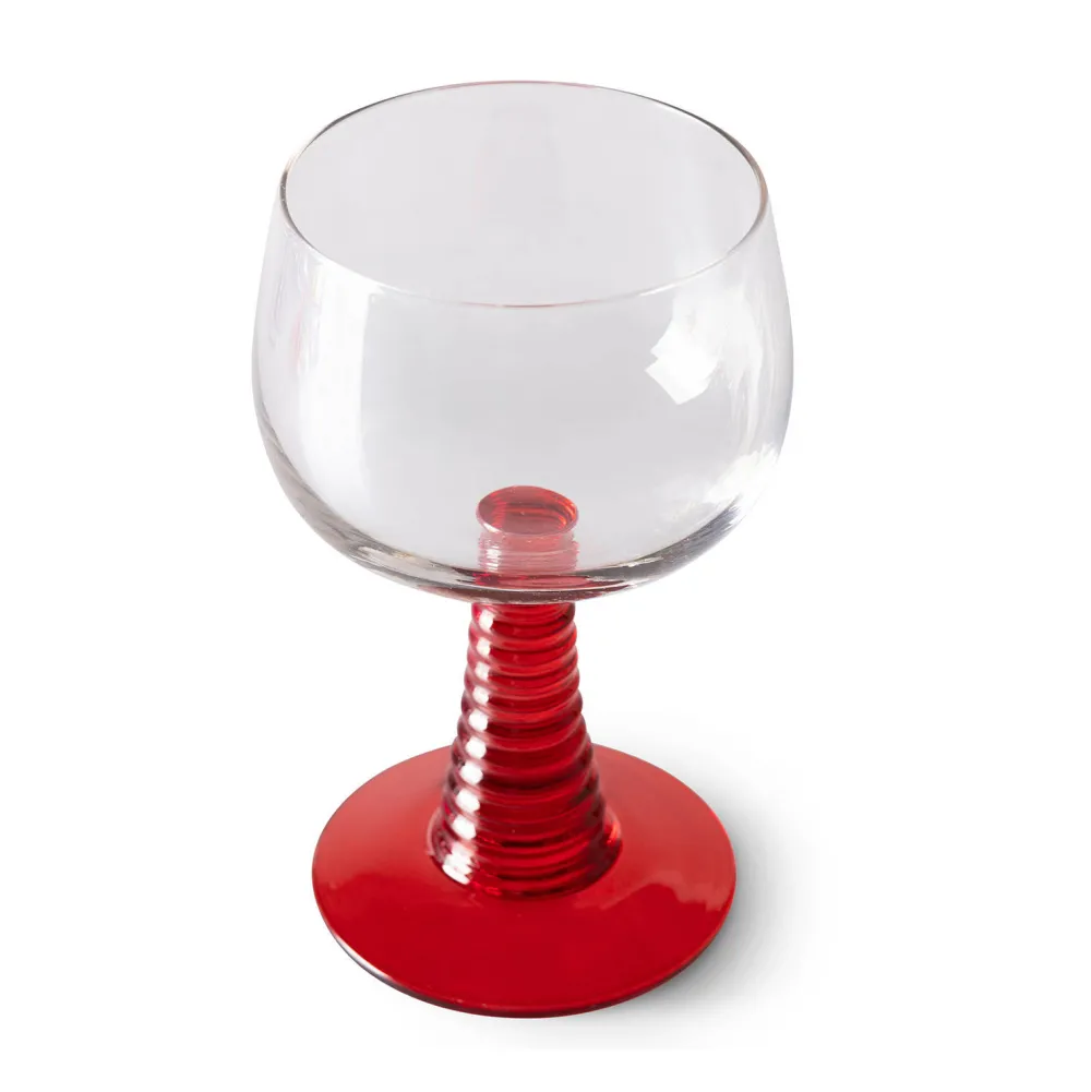 Discount HKliving Wijnglas Swirl (275 Ml) (O8,5 Cm)