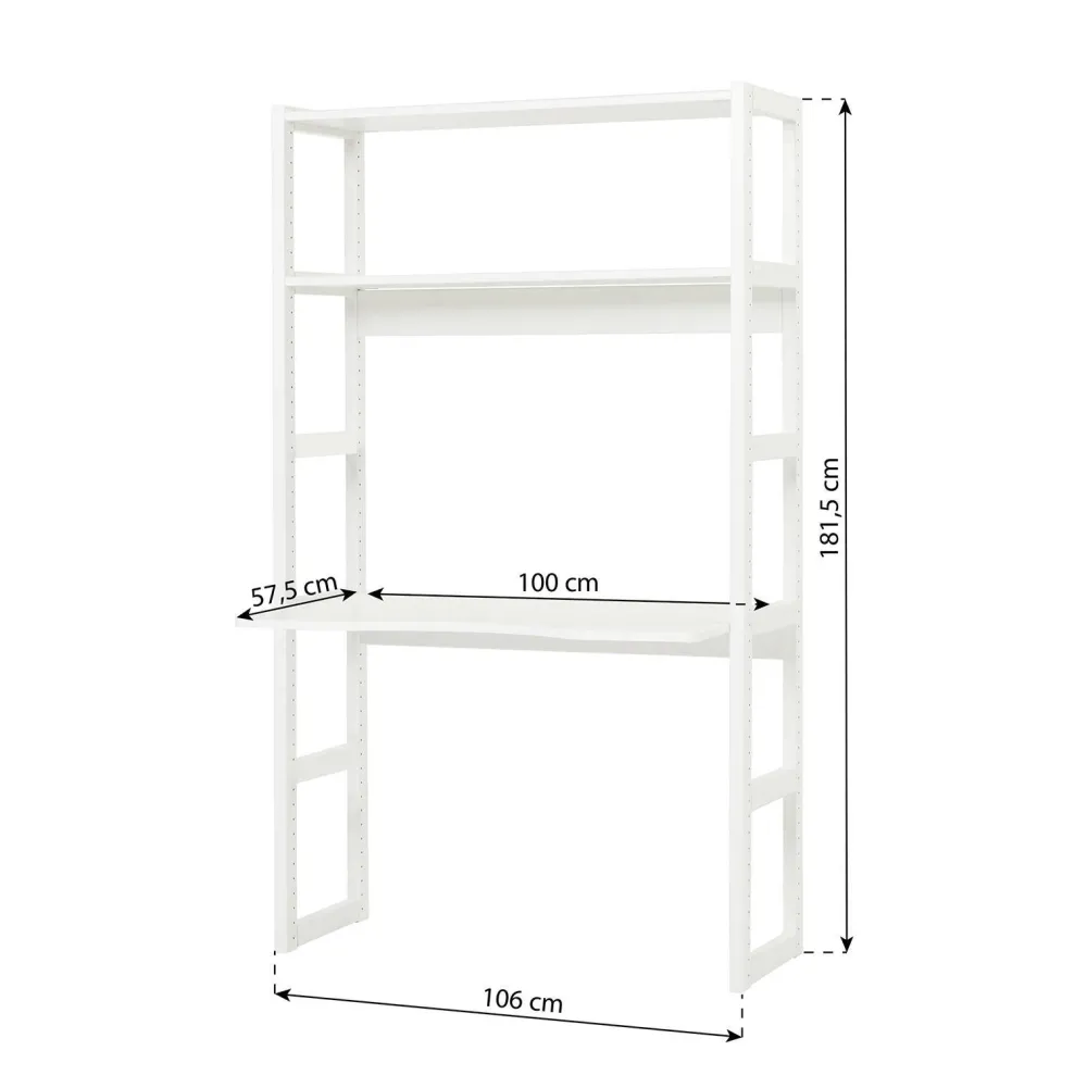 Clearance Hoppekids Kinderbureau - Opbergkast Storey (100 Cm)