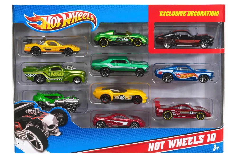 Hot Wheels Diecast Giftset 10 Stuks