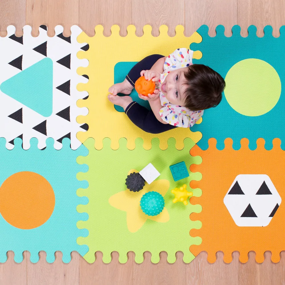 Infantino Main - Soft Foam Puzzle Mat Vloerpuzzel 6 Stukjes