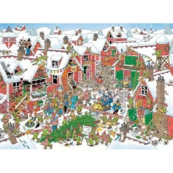 Jan van Haasteren Het Dorp Van De Kerstman Legpuzzel 5000 Stukjes