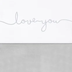Outlet Jollein Baby Ledikantlaken 120X150Cm Love You Grey