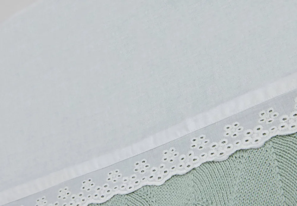 Outlet Jollein Baby Ledikantlaken 120X150 Cm Lace Ivory