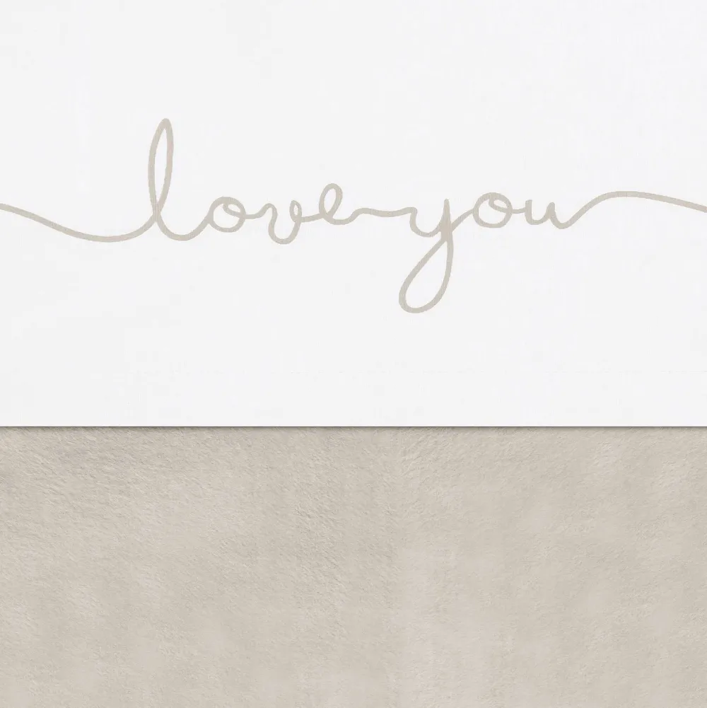 Hot Jollein Baby Wieglaken 75X100Cm Love You Nougat