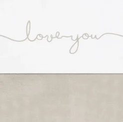 Hot Jollein Baby Wieglaken 75X100Cm Love You Nougat