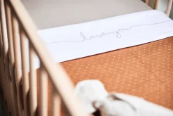 Hot Jollein Baby Wieglaken 75X100Cm Love You Nougat