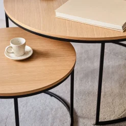 Kave Home Bijzettafel Rond (Set Van 2) Yoanna