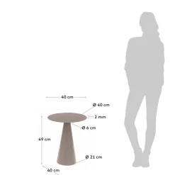 New Kave Home Bijzettafel Shirel