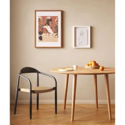 New Kave Home Uitschuifbare Eetkamertafel Oqui (120X120-200 Cm)