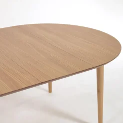 New Kave Home Uitschuifbare Eetkamertafel Oqui (120X120-200 Cm)